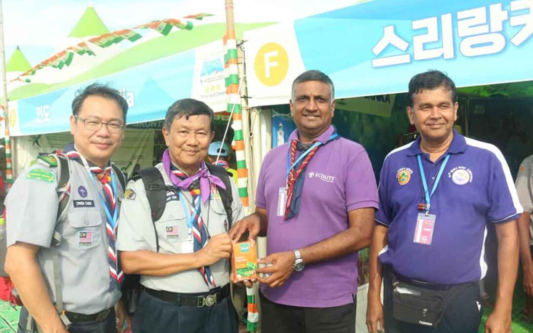STATEMENT FROM CHIEF COMMISSIONER , SRI LANKA SCOUT ASSOCIATION FROM WORLD SCOUT JAMBOREE SITE