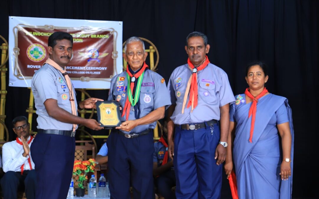 DISTRICT ROVER SCOUT CREW INAUGURATED IN KILINOCHCHI