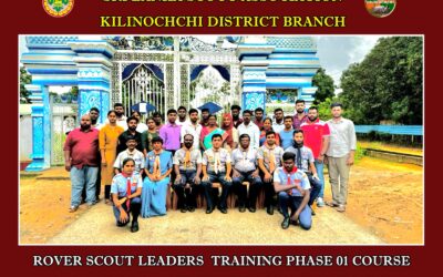 ROVER SCOUT PHASE 1  TAMIL MEDIUM COURSE HELD IN KILINOCHCHI AFTER 38 YEARS