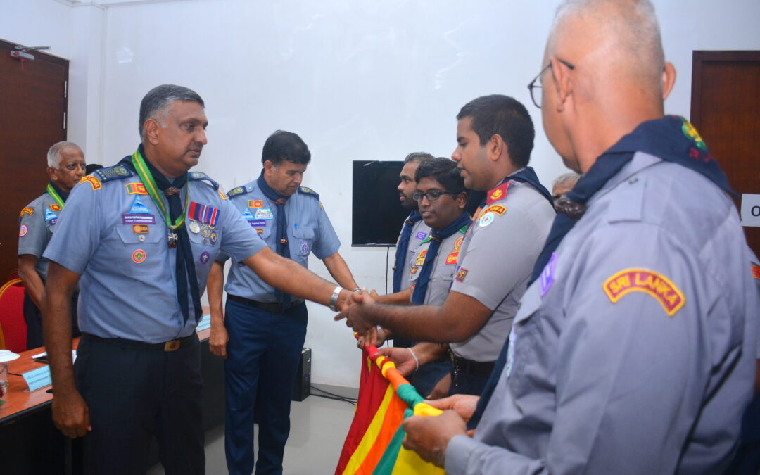 BON VOYAGE CEREMONY FOR TWO SCOUT CONTINGENTS