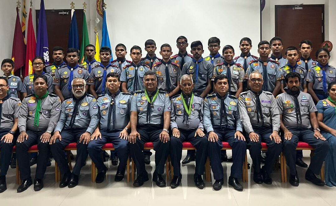 BON VOYAGE CEREMONY FOR SRI LANKA SCOUT CONTINGENT TO TAIWAN