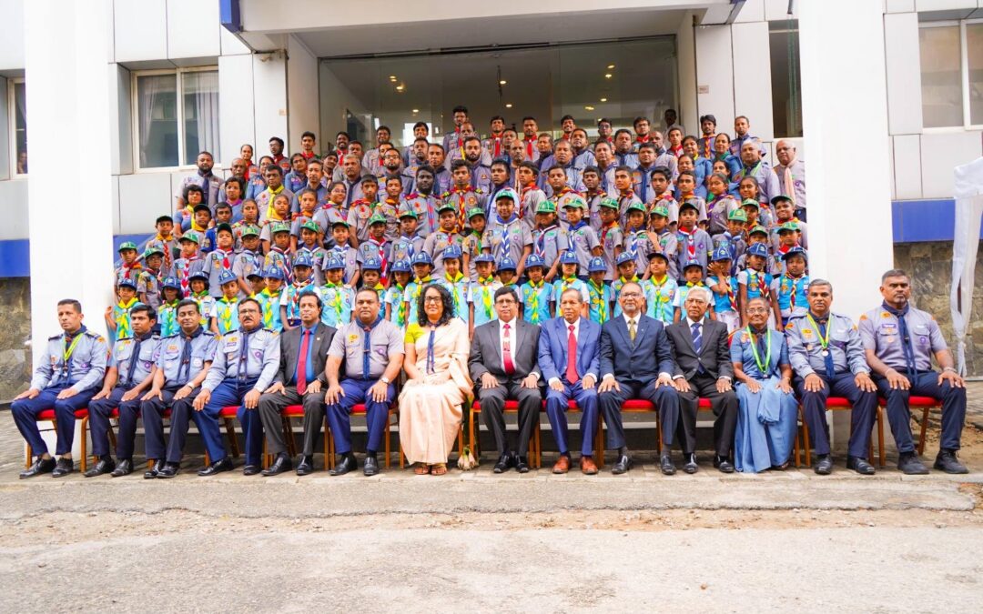 The correct path shown by the Prime Minister in front of the Scouts