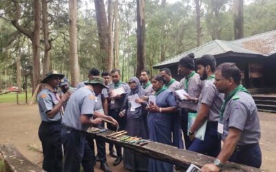 The 155th Scout Leaders Advanced Course opens at Pedro Scout Training Centre, Nuwara Eliya