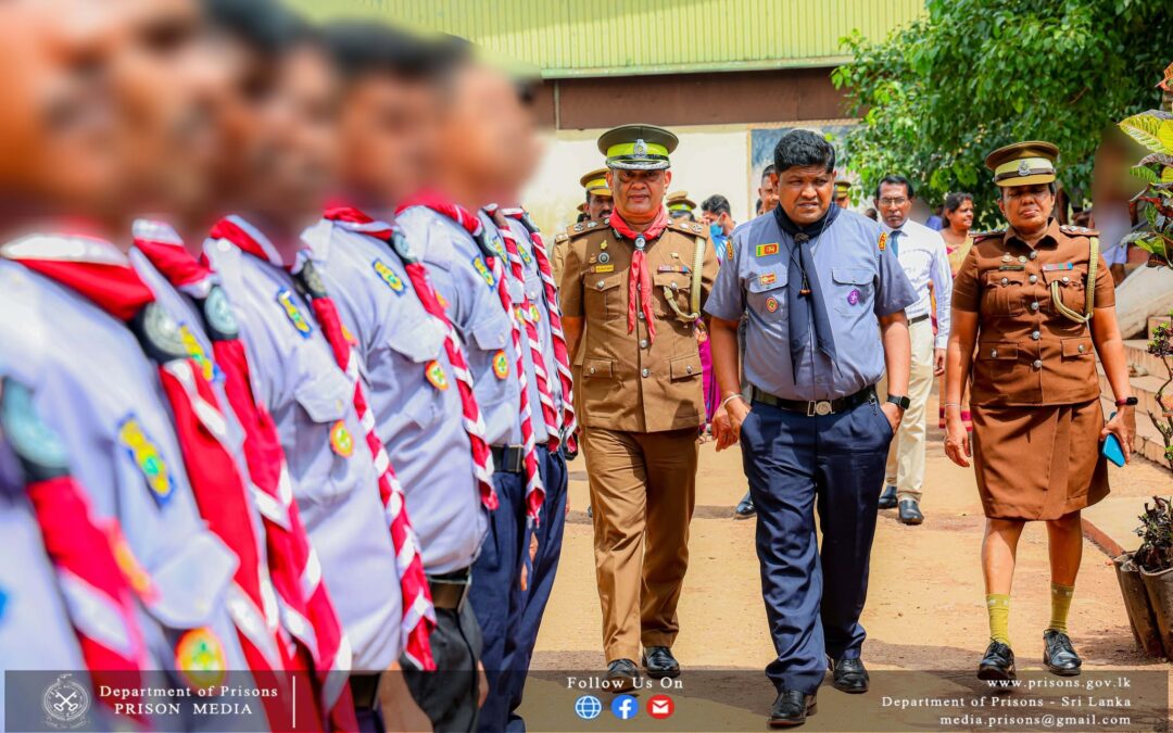 වැලිකඩ බන්ධනාගාරය තුල නවක මානවක බාලදක්ෂ සමාජිකයින් සදහා නිළ ලාංඡන පළදවයි