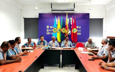 13 වන ජාතික සහාය පුහුණු කිරීමේ නායක පාඨමාලාව සඳහා සම්මුඛ පරීක්ෂණය බාලදක්ෂ මූලස්ථානයේදි ……..