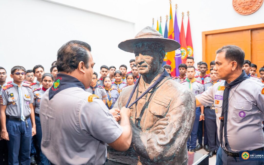 𝗦𝗿𝗶 𝗟𝗮𝗻𝗸𝗮 𝗦𝗰𝗼𝘂𝘁 𝗔𝘀𝘀𝗼𝗰𝗶𝗮𝘁𝗶𝗼𝗻 𝗖𝗲𝗹𝗲𝗯𝗿𝗮𝘁𝗲𝘀 𝘁𝗵𝗲 19𝘁𝗵 𝗪𝗼𝗿𝗹𝗱 𝗦𝗰𝗼𝘂𝘁 𝗦𝗰𝗮𝗿𝗳 𝗗𝗮𝘆